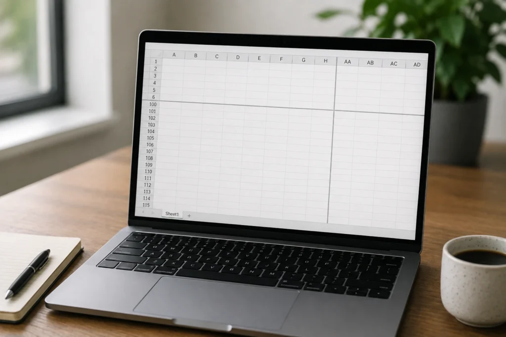Calc: como congelar linhas e colunas para navegar em planilhas grandes