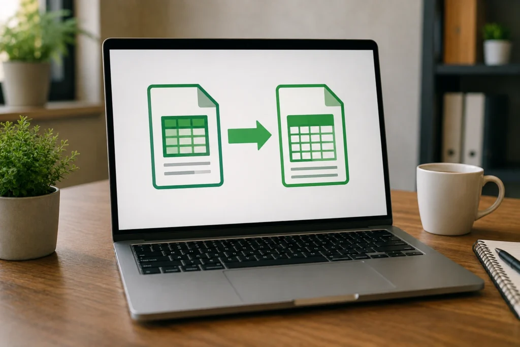 Como converter planilha ODS para XLSX sem perder fórmulas