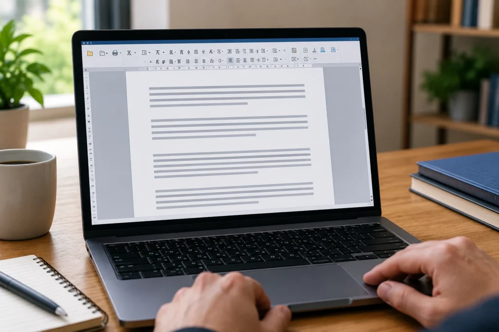 Como corrigir espaçamento irregular entre parágrafos no Writer