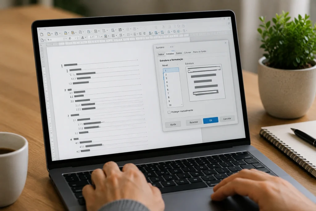 Como criar sumário automático no LibreOffice Writer