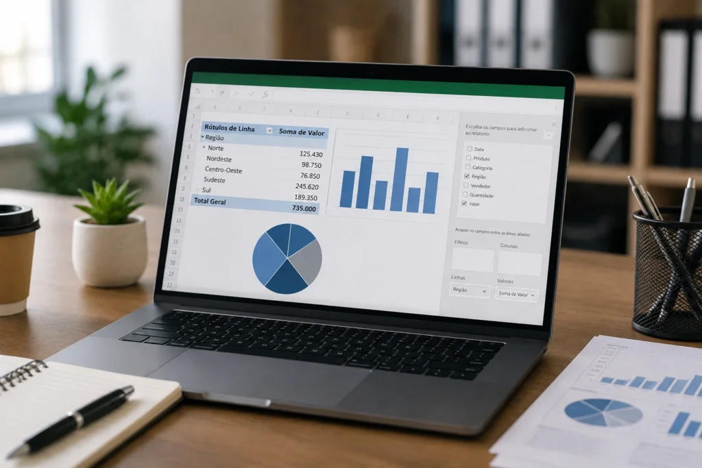 Como criar tabela dinâmica no Excel para vendas