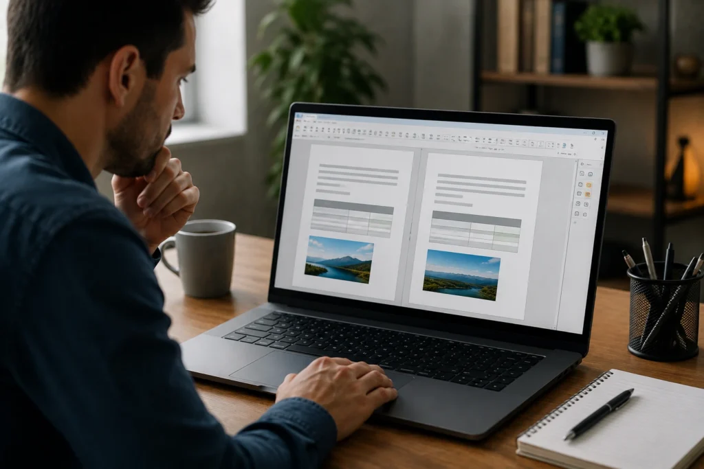 Como descobrir por que um arquivo DOCX mudou ao abrir no LibreOffice