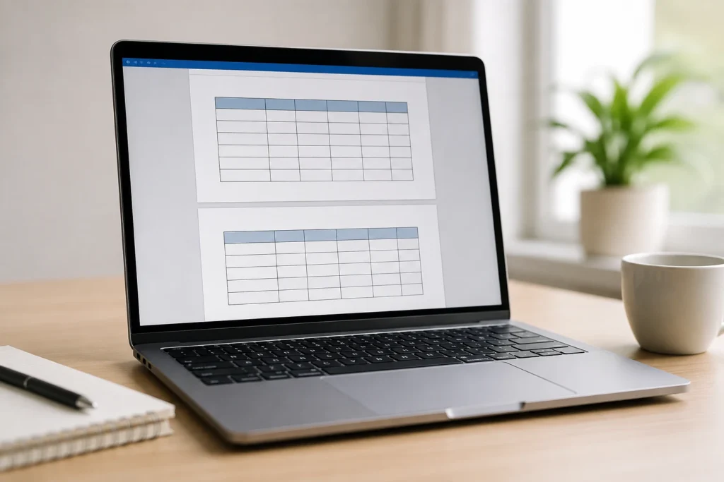 Como impedir que uma tabela do Word se divida entre duas páginas