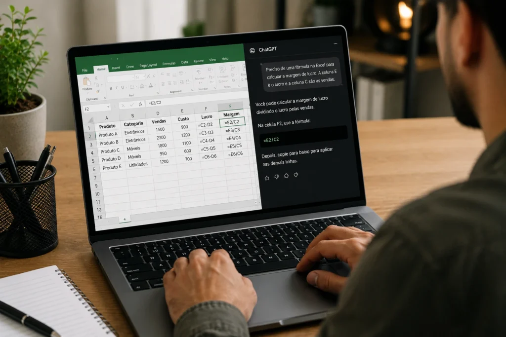 Como usar ChatGPT para criar fórmulas no Excel