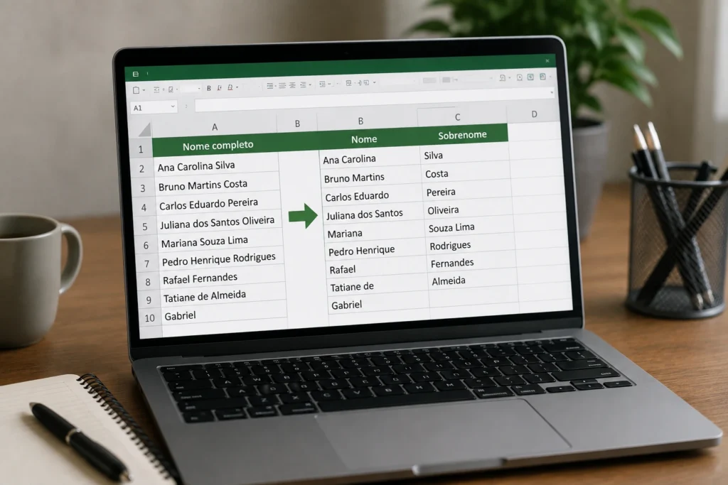 Excel pode separar nomes e sobrenomes sozinho? Veja as opções