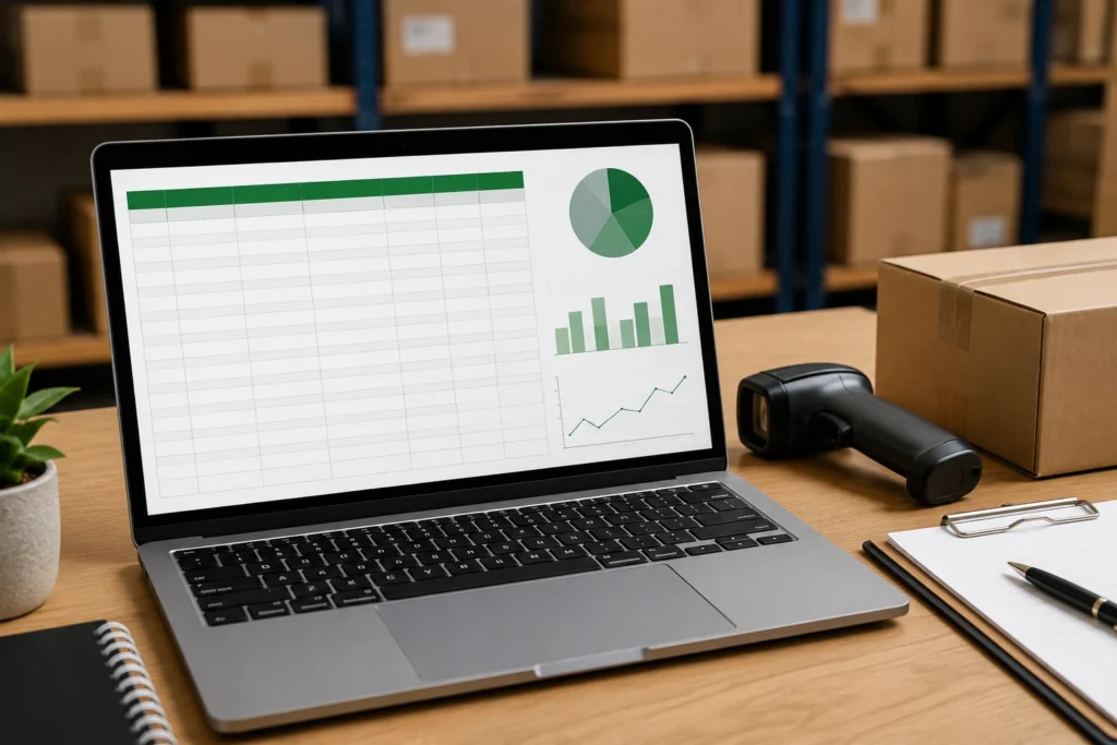 Modelo de inventário no Excel: como organizar itens sem complicar a planilha