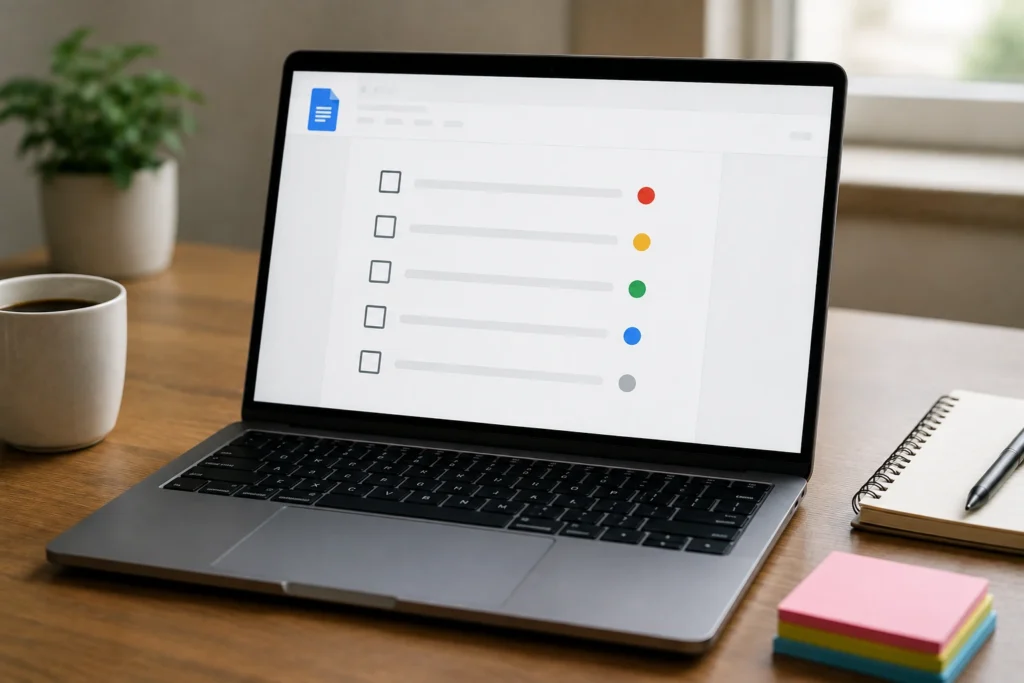Modelo de lista de tarefas no Google Docs: como organizar prioridades