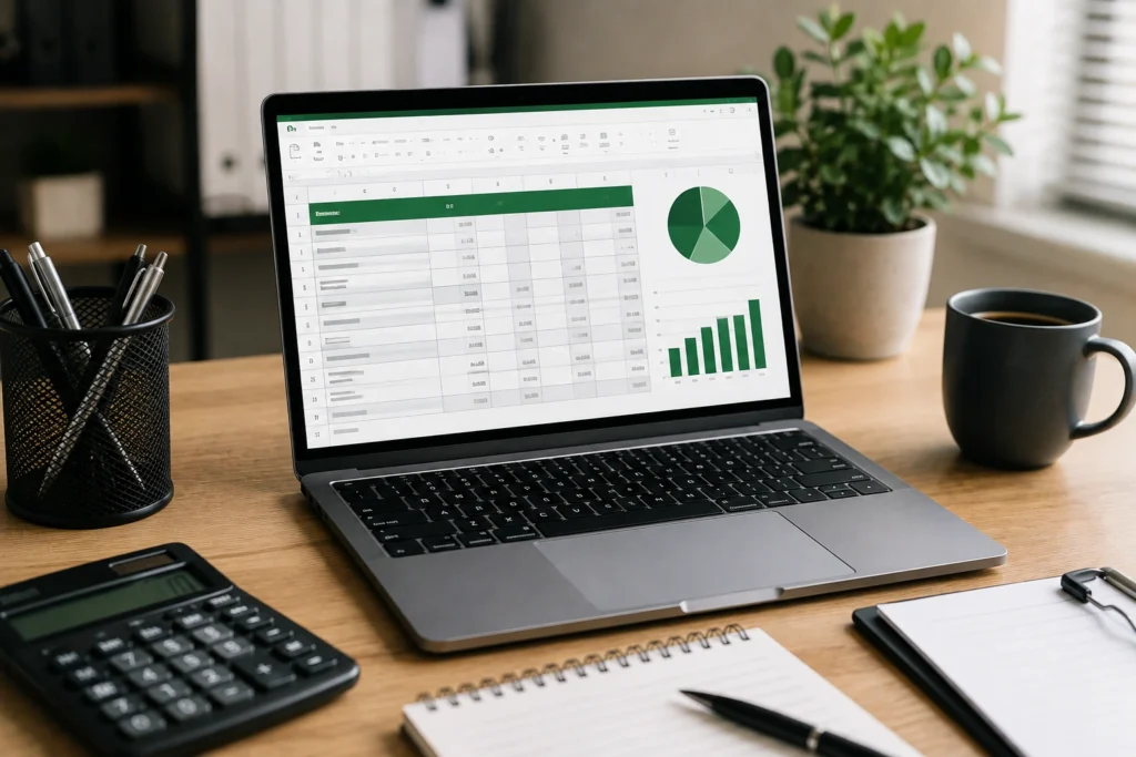 Modelo de orçamento de serviços no Excel